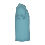 T-shirt in cotone 100% a maglia per bambini 155 g/m² Roly color acquamarina seconda vista con laterale