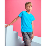 T-shirt in cotone 100% a maglia per bambini 155 g/m² Roly color azzurro pastello immagine stile di vita
