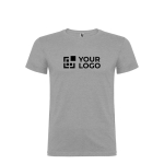 T-shirt in cotone 100% a maglia per bambini 155 g/m² Roly vista area di stampa