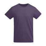 T-shirt da uomo in cotone organico certificato da 175 g/m² Roly color lilla