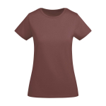 T-shirt da donna in cotone organico certificato da 175 g/m² Roly color tortora