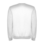Felpa classica unisex in cotone e poliestere da 280 g/m² Roly color grigio chiaro seconda vista posteriore