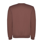 Felpa classica unisex in cotone e poliestere da 280 g/m² Roly color tortora seconda vista posteriore