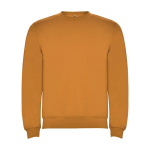 Felpa classica unisex in cotone e poliestere da 280 g/m² Roly color giallo scuro
