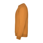 Felpa classica unisex in cotone e poliestere da 280 g/m² Roly color giallo scuro vista laterale