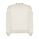 Felpa classica unisex in cotone e poliestere da 280 g/m² Roly color bianco sporco