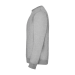 Felpa classica da bambino in cotone e poliestere da 280 g/m² Roly color grigio chiaro jensato vista laterale