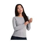Maglia a maniche lunghe da donna in 100% cotone da 160 g/m² Roly color blu alice immagine stile di vita