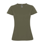 T-shirt sportiva da donna in piqué di poliestere da 150 g/m² Roly color verde militare