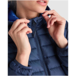 Giubbino imbottito antivento da donna in poliestere 290 g/m² Roly color tortora vista dettaglio 2