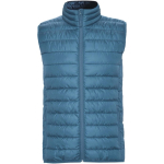 Gilet da uomo isolante in poliestere con effetto piuma 290 g/m² Roly color blu bondi