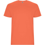 T-shirt da uomo con girocollo in 100% cotone da 190 g/m² Roly color arancione pastello