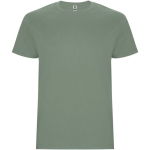 T-shirt da uomo con girocollo in 100% cotone da 190 g/m² Roly color verde oliva