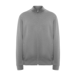 Maglioncino con colletto perkins in cotone e poliestere 280 g/m² Roly color grigio chiaro jensato