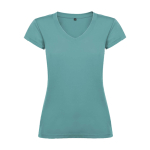 T-shirt da donna in 100% cotone single jersey da 155 g/m² Roly color acquamarina