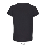 Maglietta unisex in cotone 150 g/m² con girocollo SOL'S Crusader color nero vista posteriore