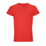 Maglietta unisex in cotone 150 g/m² con girocollo SOL'S Crusader color rosso