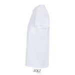 Maglietta unisex in cotone 150 g/m² con girocollo SOL'S Crusader color bianco vista laterale