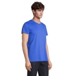 Maglietta unisex in cotone 150 g/m² con girocollo SOL'S Crusader color blu reale terza vista fotografia
