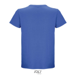 Maglietta unisex in cotone 150 g/m² con girocollo SOL'S Crusader color blu reale vista posteriore