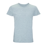 Maglietta unisex in cotone 150 g/m² con girocollo SOL'S Crusader color grigio jeansato