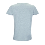 Maglietta unisex in cotone 150 g/m² con girocollo SOL'S Crusader color grigio jeansato vista posteriore