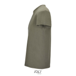 Maglietta unisex in cotone 150 g/m² con girocollo SOL'S Crusader color verde militare vista laterale