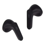 Auricolari wireless ergonomici in custodia personalizzabile color nero sesta vista