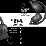 Cuffie wireless on-ear con assistente vocale della Fresh 'n Rebel color titanio ottava vista