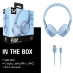 Cuffie wireless on-ear con assistente vocale della Fresh 'n Rebel color azzurro settima vista
