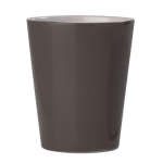 Tazza in gres con manico triangolare realizzata in EU da 270ml color grigio terza vista