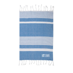 Telo di cotone organico 175g/m² tipo Hammam con motivo a righe 50x70cm vista area di stampa