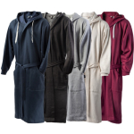 Accappatoio in cotone e poliestere con cappuccio regolabile taglia S/M