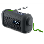 Radio portatile in silicone con torcia e power bank 1.000mAh Muse color nero