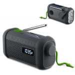 Radio portatile in silicone con torcia e power bank 1.000mAh Muse