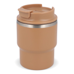 Tazza da viaggio in acciaio con rivestimento ceramico da 280ml color marrone