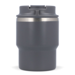 Tazza da viaggio in acciaio con rivestimento ceramico da 280ml color grigio scuro quinta vista