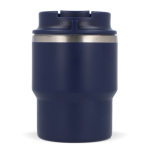 Tazza da viaggio in acciaio con rivestimento ceramico da 280ml color blu scuro quinta vista