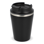Bicchiere take away a doppia parete rivestimento ceramico da 280ml color nero