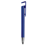 Biro touchscreen in plastica con supporto per telefono inchiostro blu color blu quinta vista