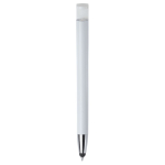 Biro touchscreen in plastica con supporto per telefono inchiostro blu color bianco quarta vista