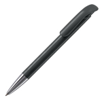 Penna a sfera in plastica con finitura opaca prodotta nell’UE con inchiostro blu color nero