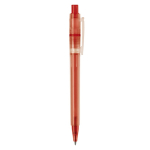 Penna a sfera in plastica opaca prodotta nell’UE con refill Jumbo inchiostro blu color rosso quinta vista