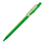 Penna a sfera in plastica opaca prodotta nell’UE con refill Jumbo inchiostro blu color verde