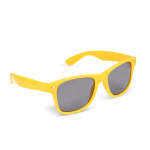 Occhiali da sole in plastica 100% riciclata in vari colori UV400 color giallo