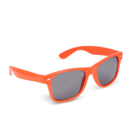 Occhiali da sole in plastica 100% riciclata in vari colori UV400 color arancione
