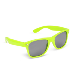 Occhiali da sole in plastica 100% riciclata in vari colori UV400 color lime