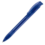 Penna a sfera in plastica prodotta nell’UE con refill Jumbo inchiostro blu color blu