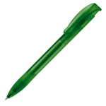 Penna a sfera in plastica prodotta nell’UE con refill Jumbo inchiostro blu color verde