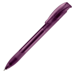 Penna a sfera in plastica prodotta nell’UE con refill Jumbo inchiostro blu color viola
